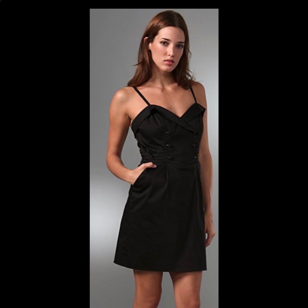 Juicy couture 8 black taxeedo dress